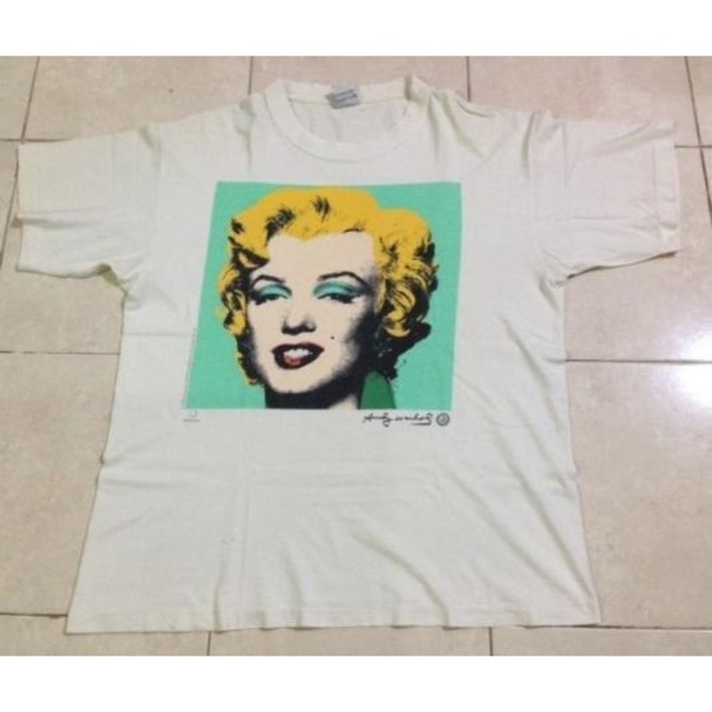 1980S Marilyn Monroe Andy Warhol Art Tshirt